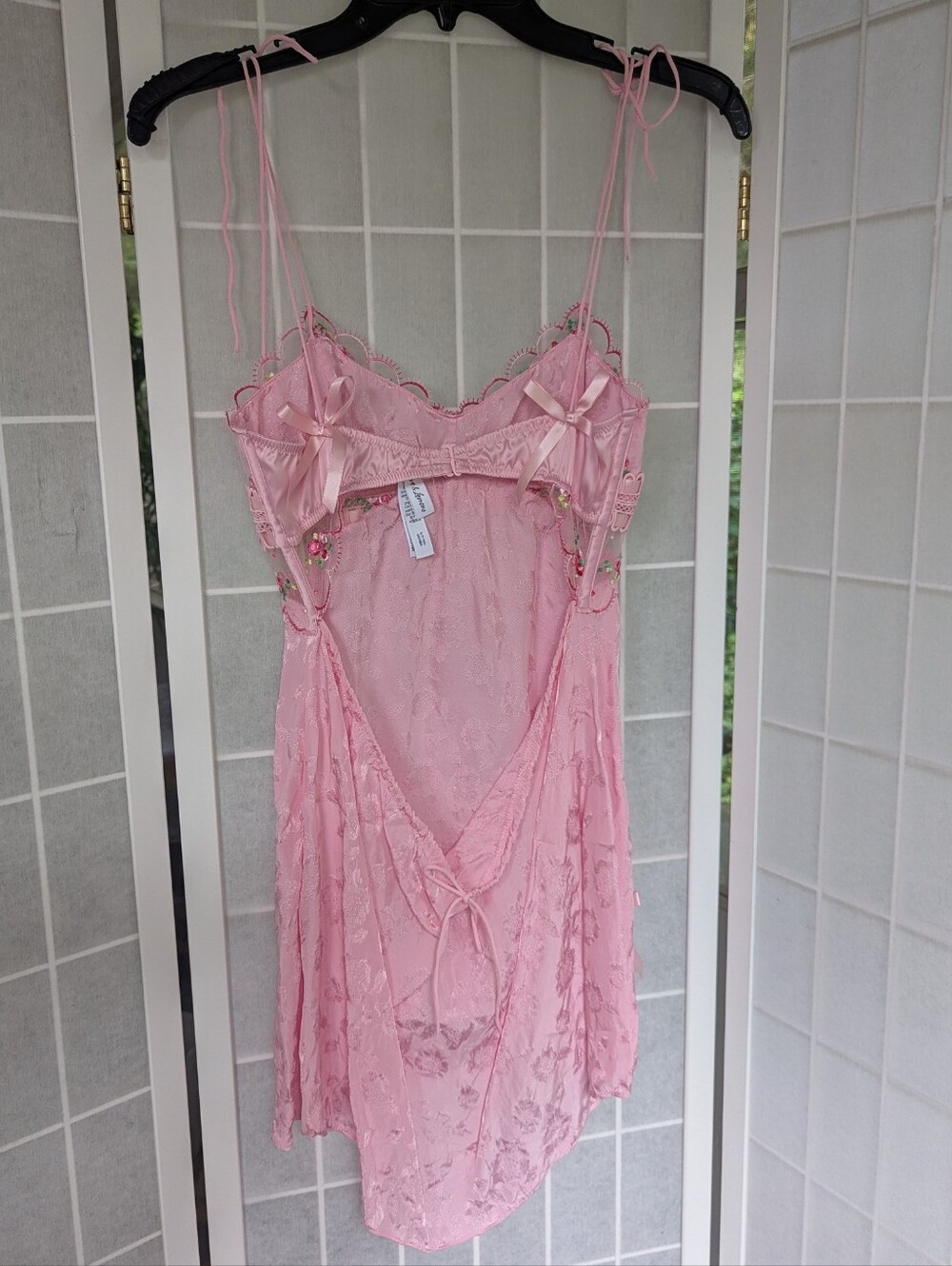 For Love And Lemons Pink Slip Dress Small - Picture 3 of 4
